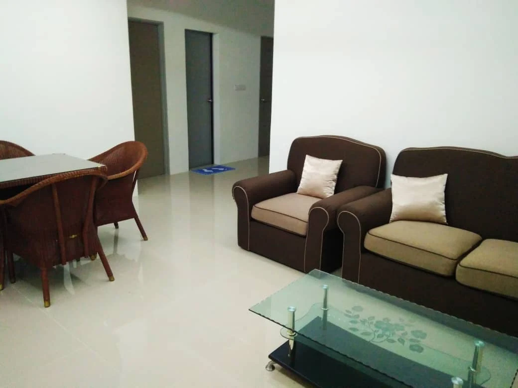 Ruang tamu unit Ampang 160 Villa