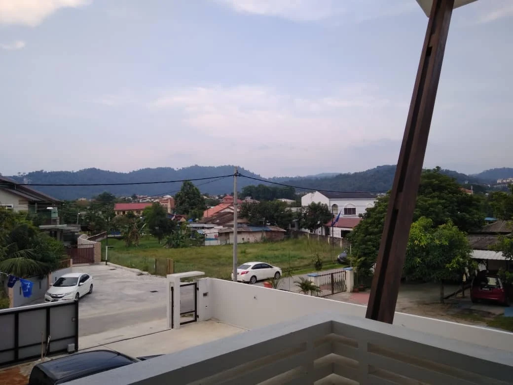 Pemandangan dari villa